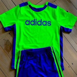 Matching Adidas shorts and shirt set . Excellent condition only worn 3x .